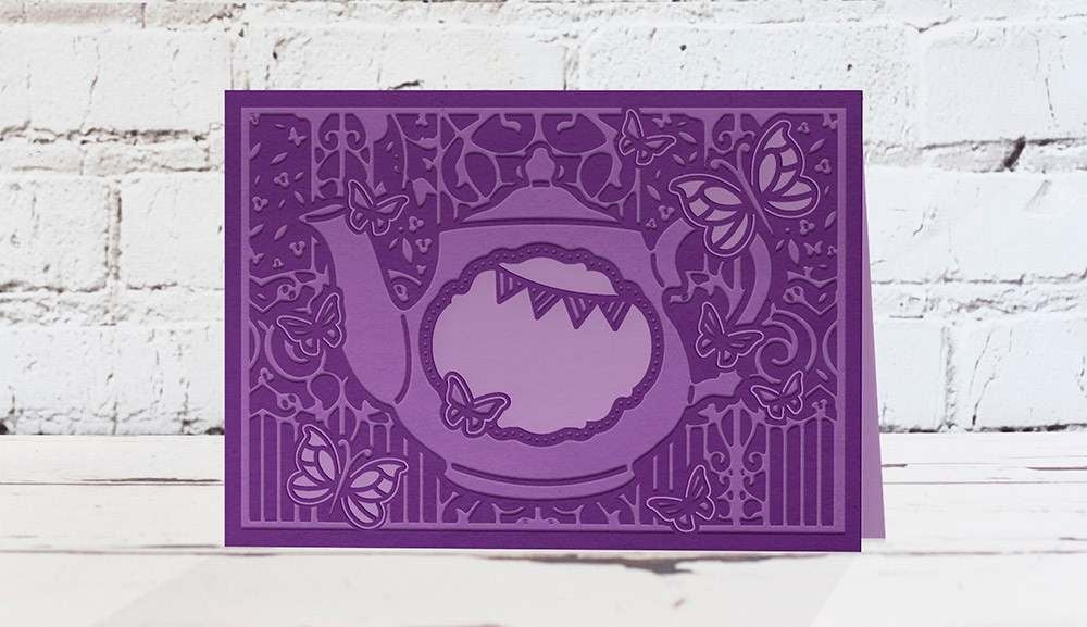 Cut and Emboss Folder - Tea for Two