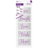 Embossing Folder (5PC) - Inspirational Words 1
