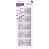 Embossing Folder (5PC) - Inspirational Words 2