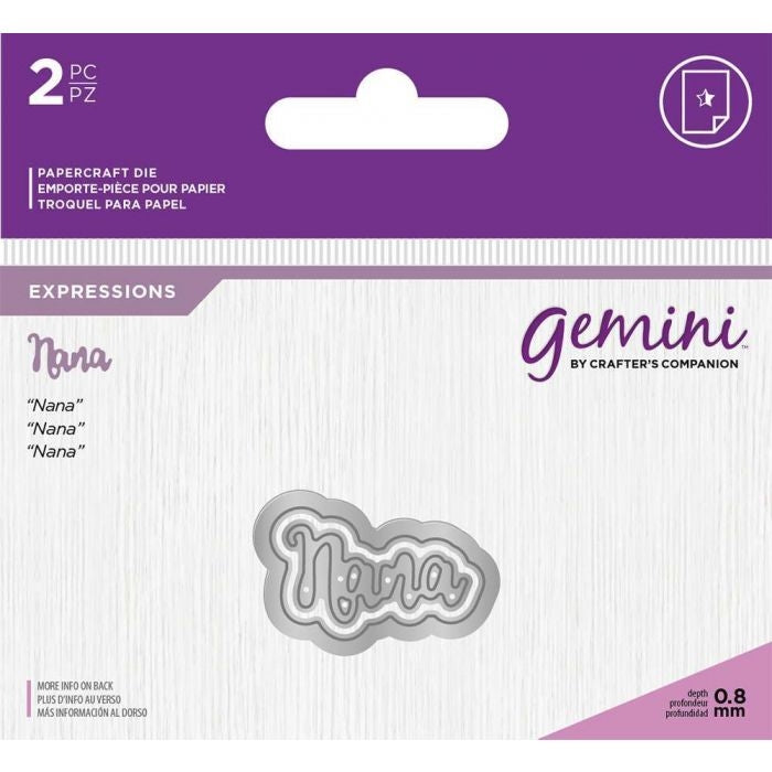 Gemini Die - Essentials Only Words - Nana