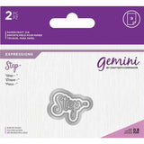 Gemini Die - Essentials Only Words - Step-