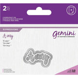 Gemini Die - Essentials Only Words - A Very