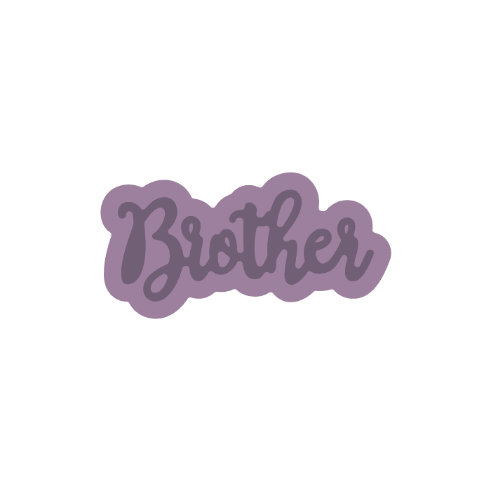 Gemini Die - Essentials Only Words - Brother