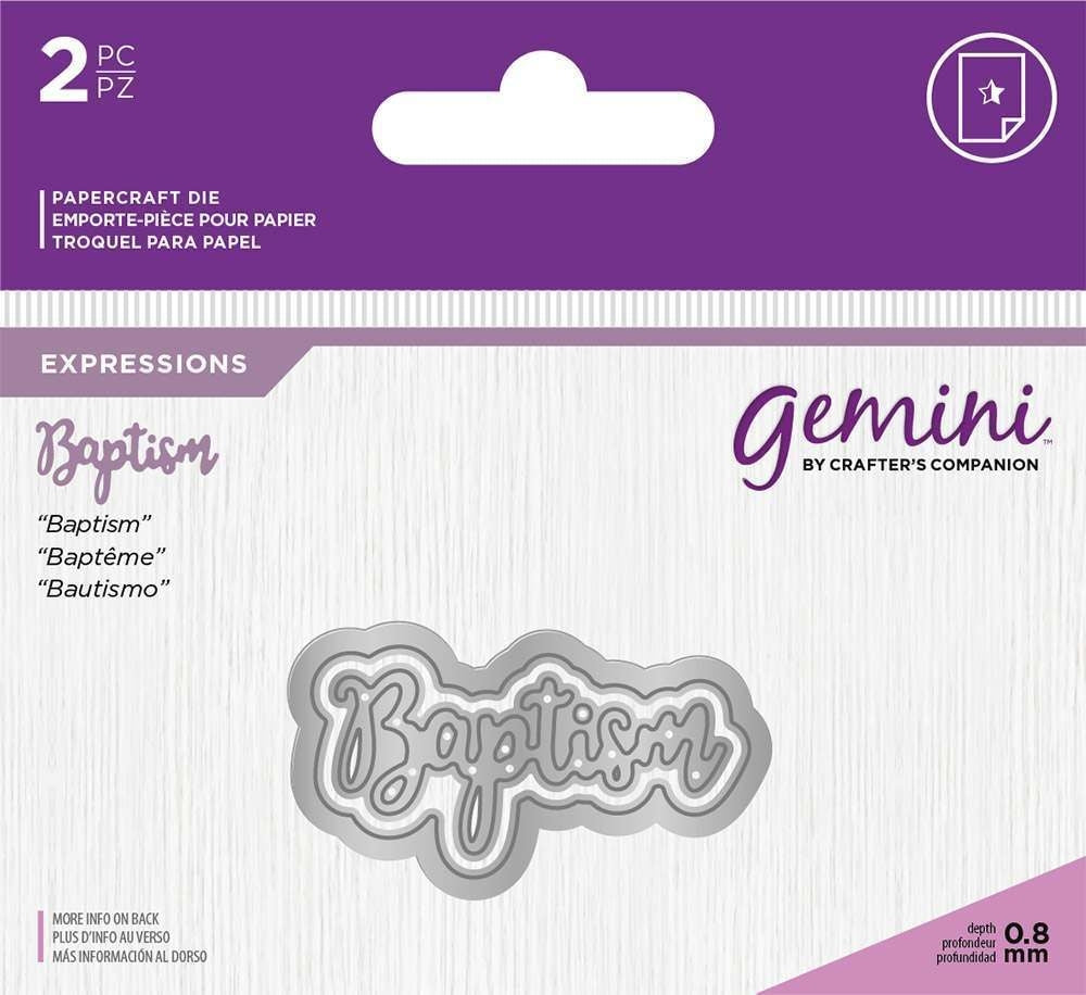 Gemini Die - Essentials Only Words - Baptism
