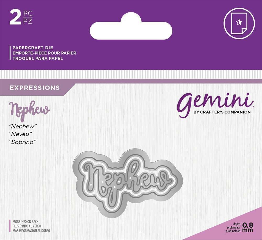 Gemini Die - Essentials Only Words - Nephew