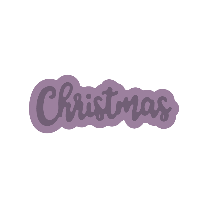Gemini Die - Essentials Only Words - Christmas