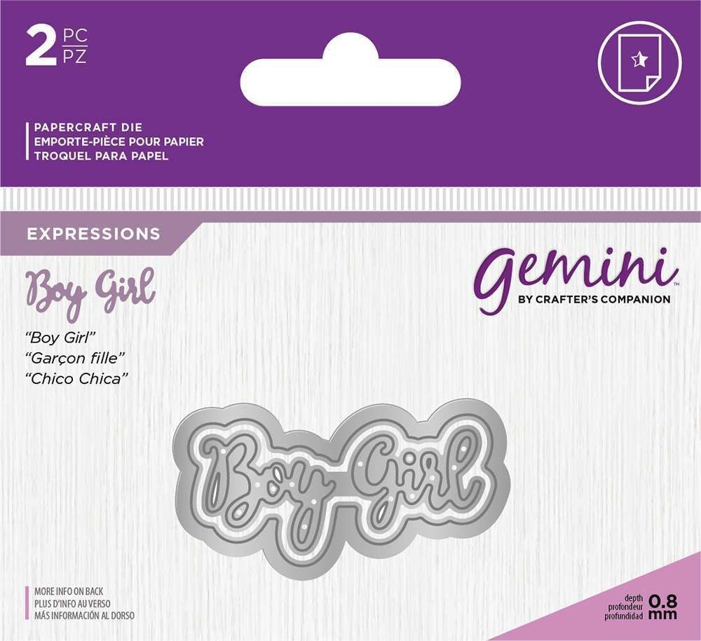 Gemini Die - Essentials Only Words - Boy Girl