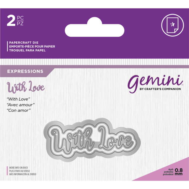 Gemini Die - Essentials Only Words - With Love