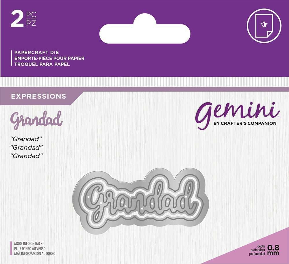 Gemini Die - Essentials Only Words - Grandad