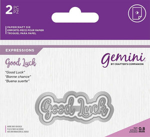 Gemini Die - Essentials Only Words - Good Luck