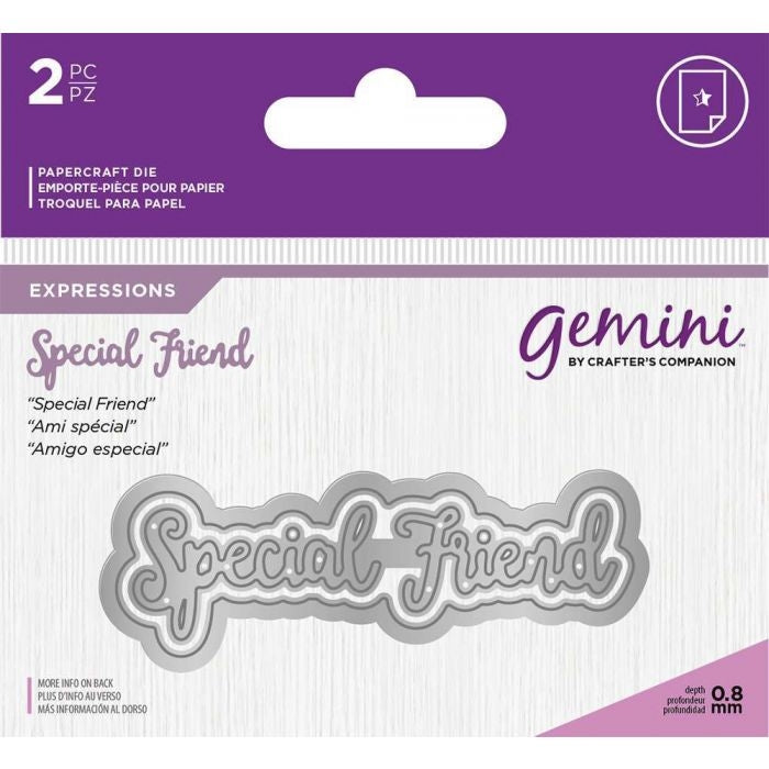 Gemini Die - Essentials Only Words - Just Because