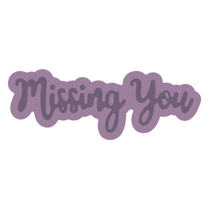 Gemini Die - Essentials Only Words - Missing You