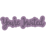 Gemini Die - Essentials Only Words - Youre Invite