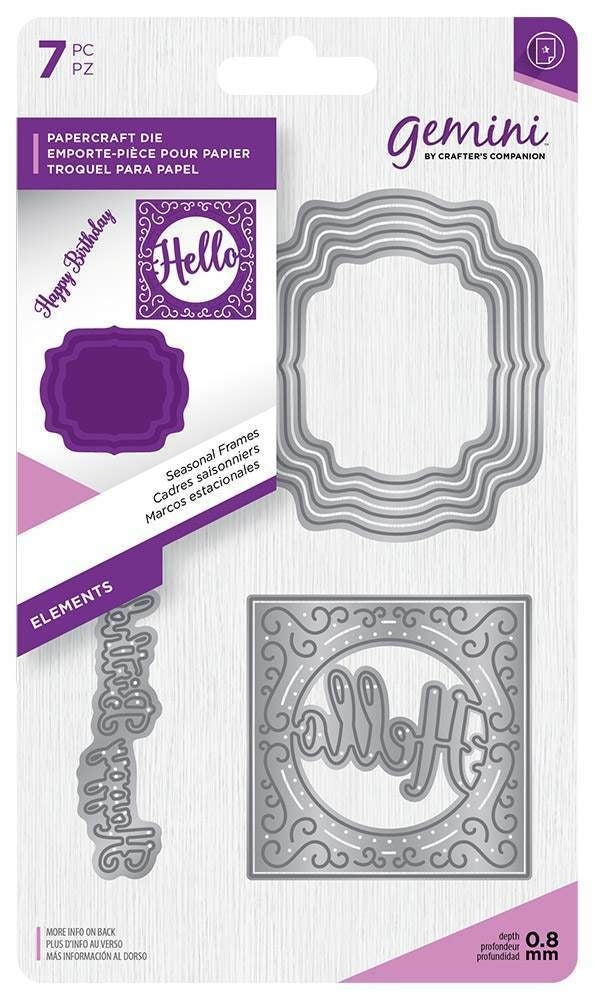 Gemini Die - Elements - Seasonal Frames