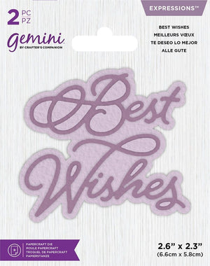 Gemini Die - Expressions - Best Wishes
