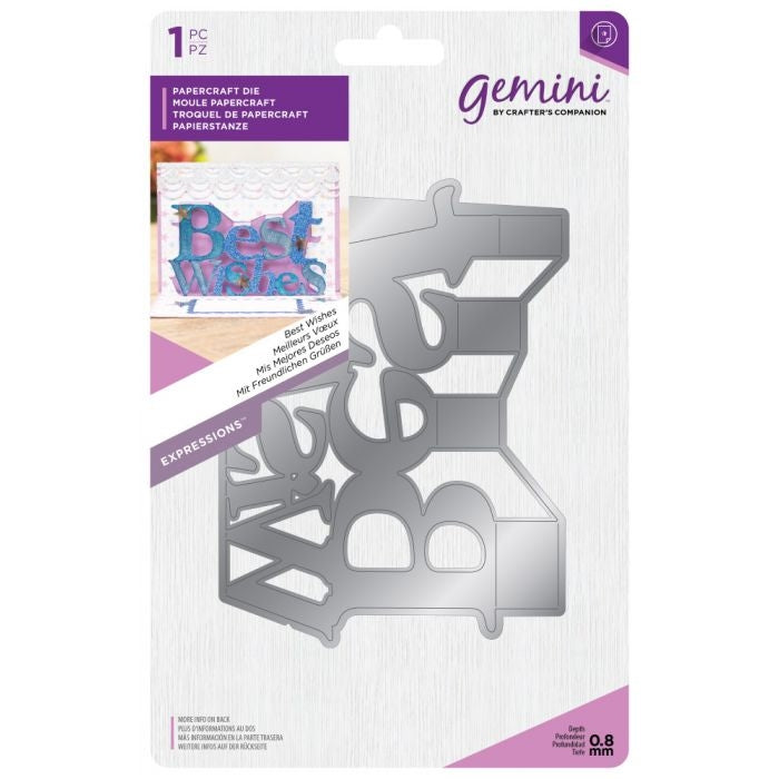 Gemini Die - Expressions - Pop Out - Best Wishes