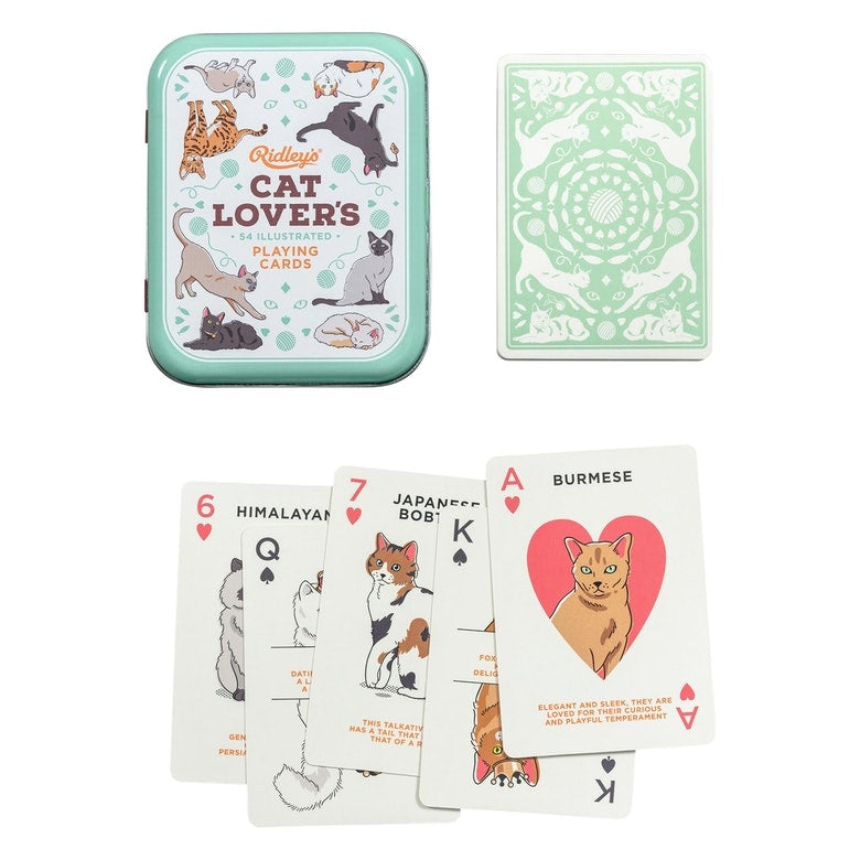 Cat Lovers Playing Cards
