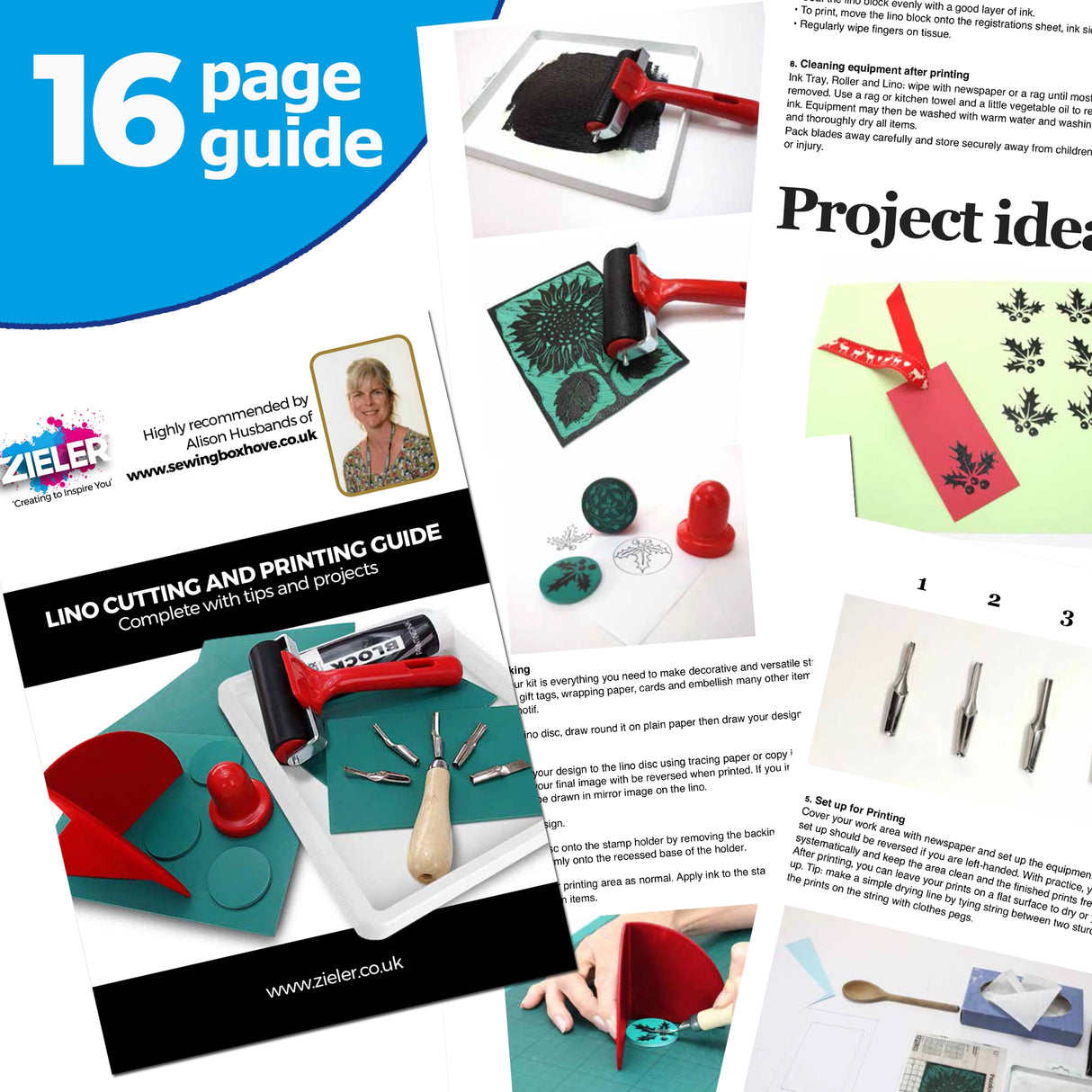 Lino Cutting & Printing Kit (30 pcs set)