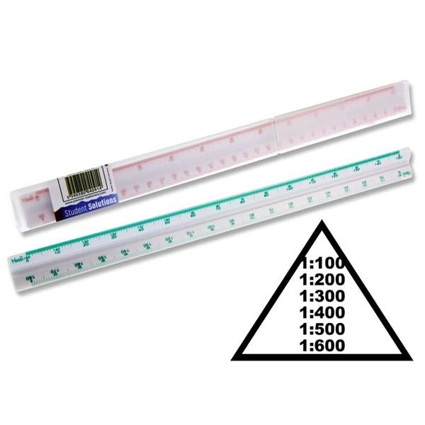 TRIANGULAR SCALE 30CM RULER