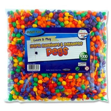 CRAFTY COL PEGS PK.1000