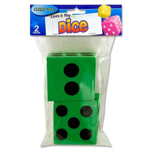 Learn And Play Giant Dice 2 Pack