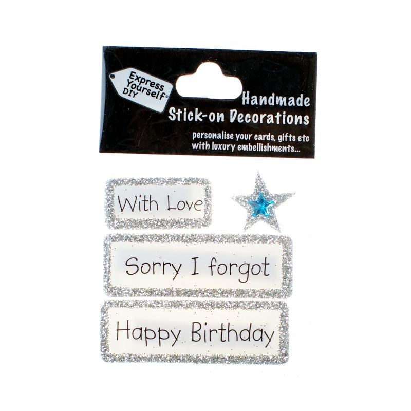MINI TOPPERS- SORRY I FORGOT