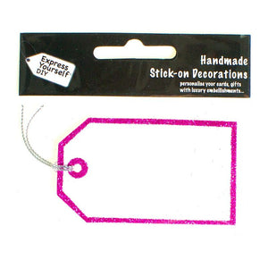 MINI TOPPERS-PINK GIFT TAGS