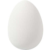 Goose Eggs, H: 8 cm, D: 5.5 cm, 8 pcs, white