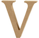 Letter V H: 8cm Thickness 1.5cm