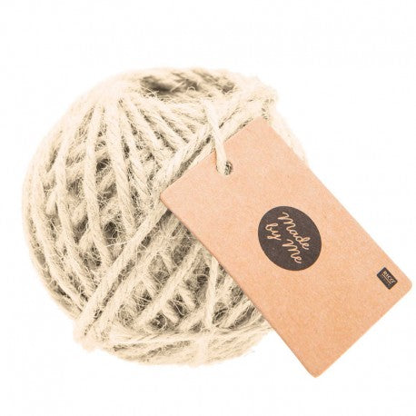 Jute Cord Cream 4mm 25M