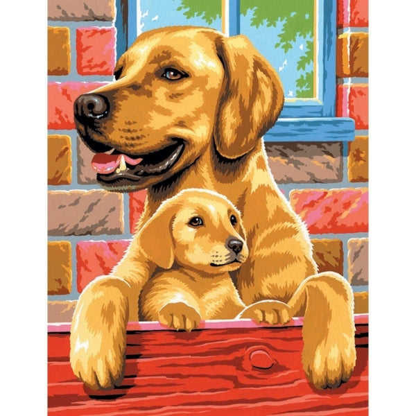 Paint By Numbers Medium - Dogs Twin Pack