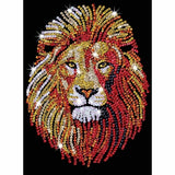 Sequin Art Kit Blue - Lion