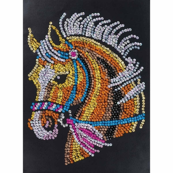 Sequin Art Blue Kit - Horse