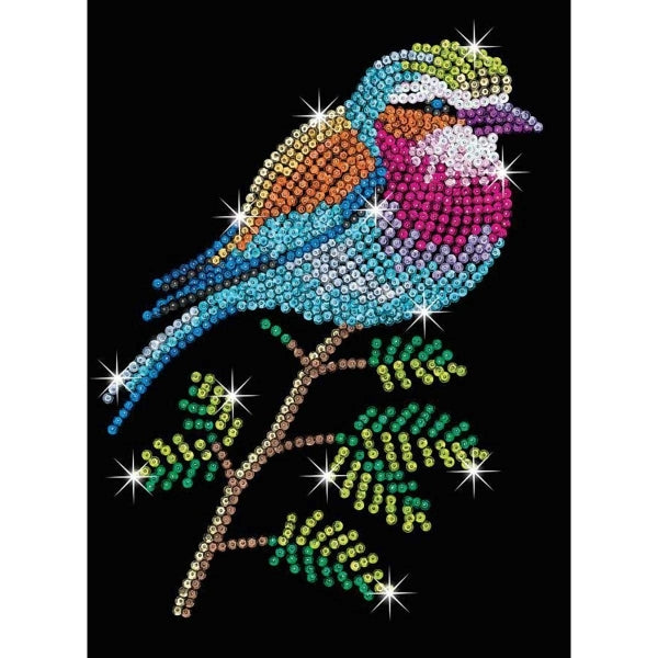 Sequin Art Blue Kit - Lilac Breasted Roller