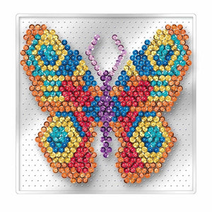 Sequin Art Pin-Free Butterfly