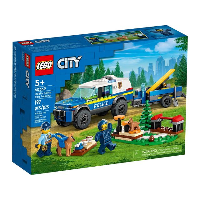 Lego Mobile Police Dog Training