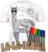 Splat Planet PYO T-Shirt Llama (Size 3-4 Years)