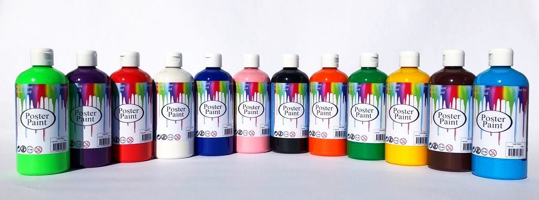 Poster Paint 500Ml Orange Ev