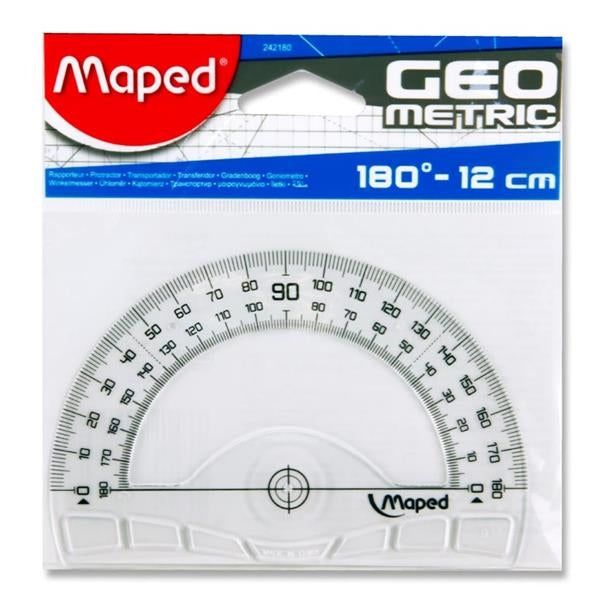 MAPED 12cm PROTRACTOR