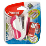 Maped Ergologic Mini Stapler with Staples