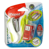 Maped Ergologic Mini Stapler with Staples