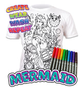 Splat Planet PYO T-Shirt: Mermaid (Size 3-4 Years)