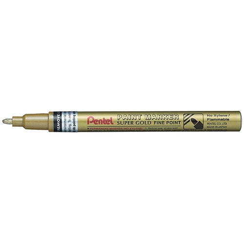 PENTEL PAINT MARKER FINE BULLET-GOLD