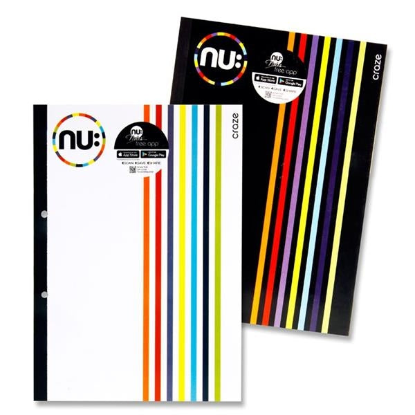 Nuco Nu Craze A4 150pg Refill Pad - Peeling Stripe