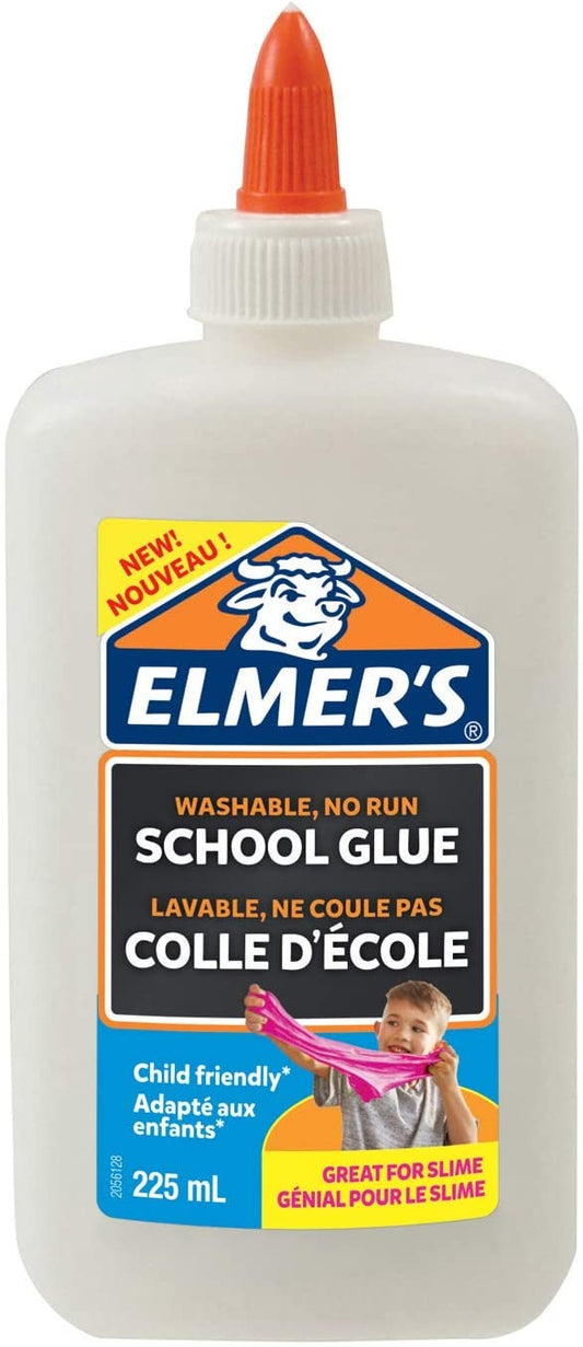 Elmers 225ml White School & Slime Glue