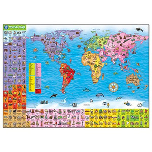 Orchard Toys World Map and Poster Puzzle