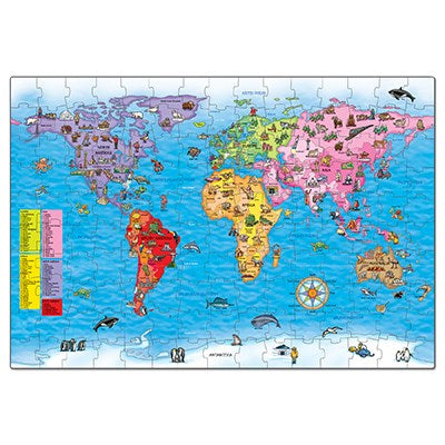 Orchard Toys World Map and Poster Puzzle