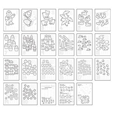 Orchard Toys 1-20 Colouring Book