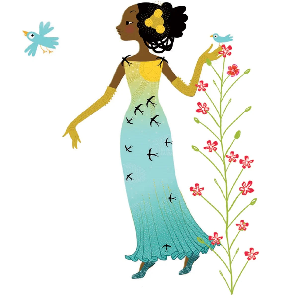 Djeco - Paper Dolls - Dresses Through The Seasons