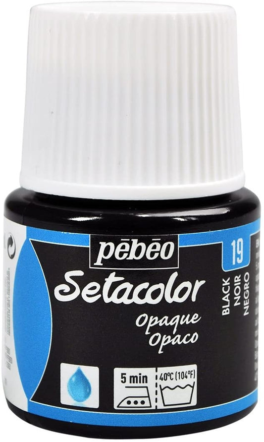 Setacolor Opaque 45ml Black